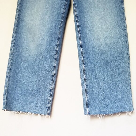 Madewell The Perfect Vintage Wide-Leg Crop Jean 29 Catlin Wash Comfort Stretch - Picture 14 of 16